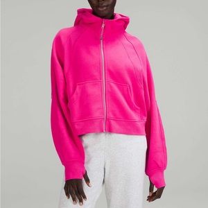 Sonic Pink Full Zip Scuba Hoodie